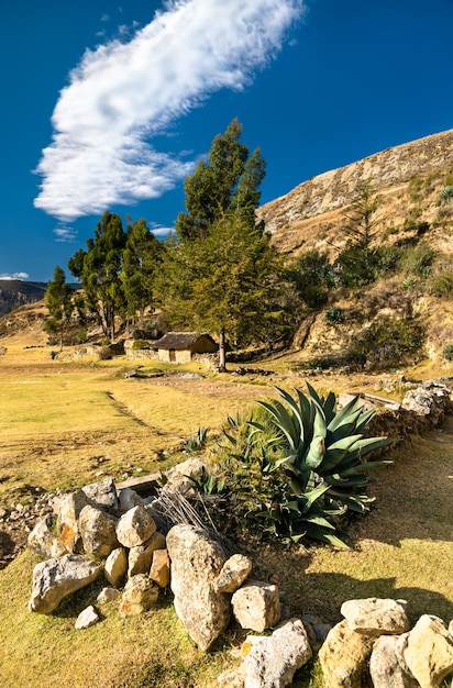 Antacocha typisch peruanisches Dorf in den Anden