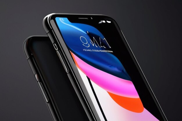 Antalya Türkei 12. September 2023 Neu veröffentlichtes iPhone 15 Pro Max-Mockup-Set mit Rücken