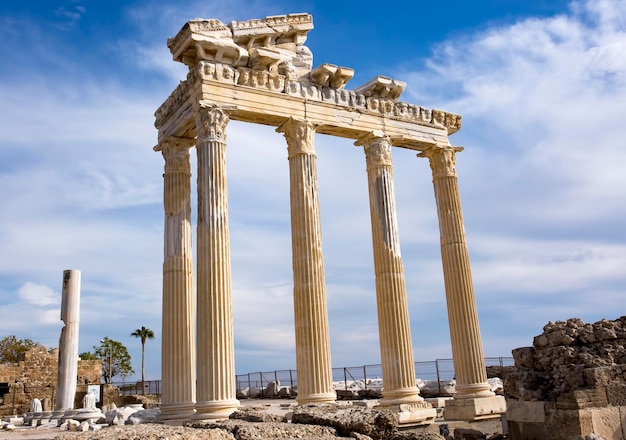 Antalya Turquía Lado histórico ciudad antigua fotografía conceptual de viaje