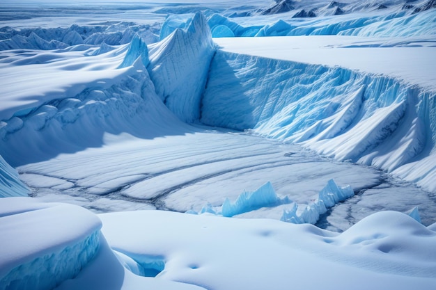 Antártida geleiras espessas neve neve montanhas papel de parede frio paisagem de fundo