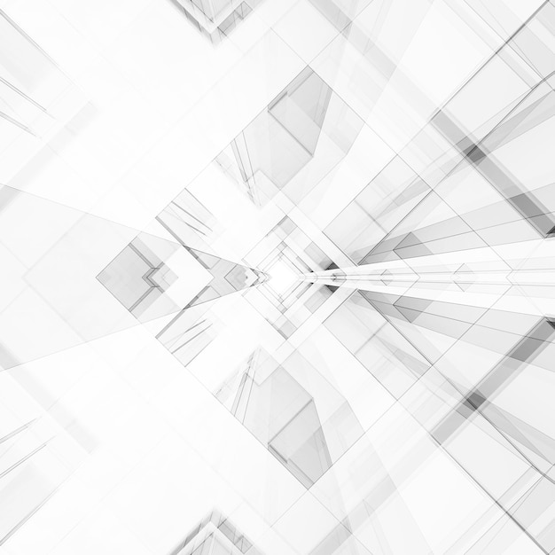 Antecedentes de la arquitectura abstracta Concepto moderno de representación en 3D