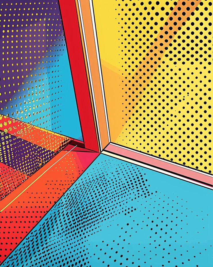 Foto antecedentes da arte pop abstracta
