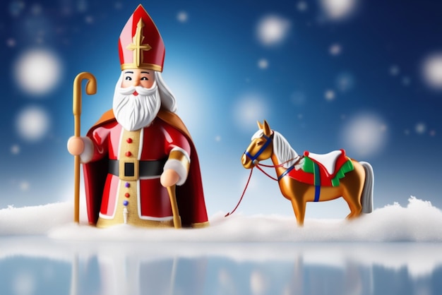 Foto antecedentes de sinterklaas