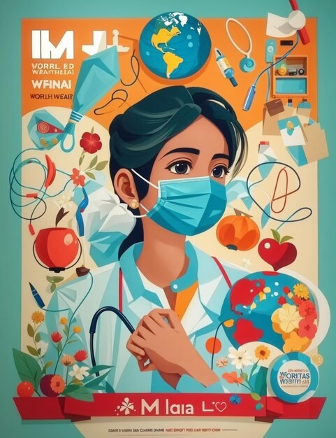 Foto antecedentes del día mundial de la salud