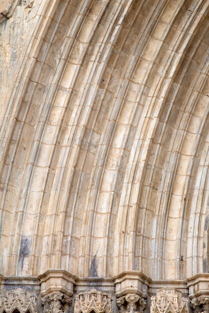 Antecedentes de la fachada de la iglesia de Santa María, Morella, España