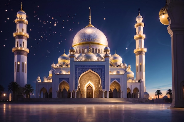 Foto antecedentes islâmicos da mesquita