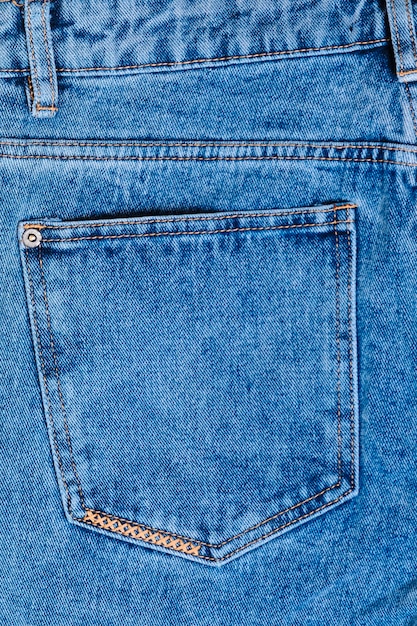 Antecedentes jeans bolsillo trasero de los pantalones