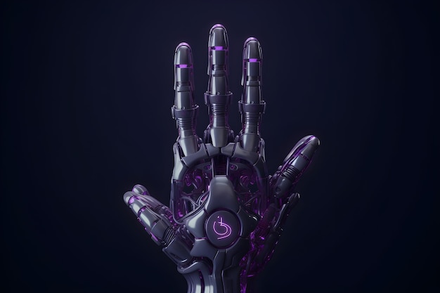 Antecedentes de la tecnología de IA aislada por la mano del robot