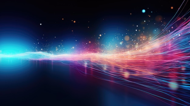 Antecedentes tecnológicos de una conexión de alta velocidad Creado con tecnología de IA generativa