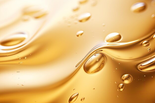 Antecedentes El telón de fondo consiste en un líquido dorado con burbujas de aire que se asemejan al aceite de motor.