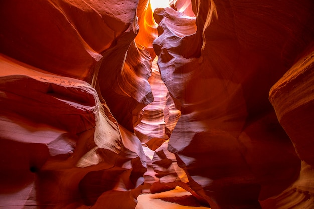 Foto antelope canyon arizona en tierra navajo cerca de page