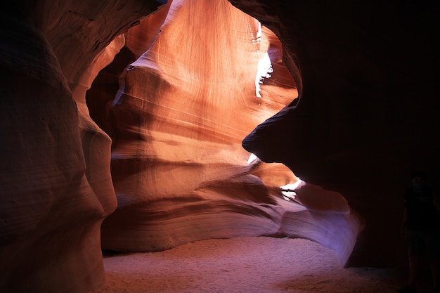 Foto antelope canyon no arizona, eua