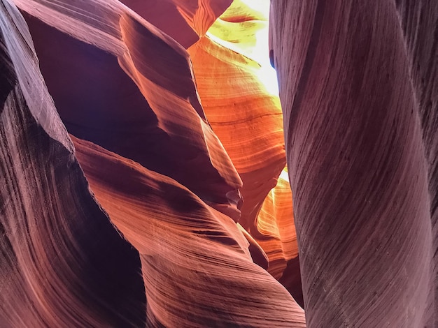 Antelope Canyon en la Reserva Navajo cerca de Page Arizona, EE.UU.