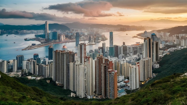 Antena aérea de Hong Kong