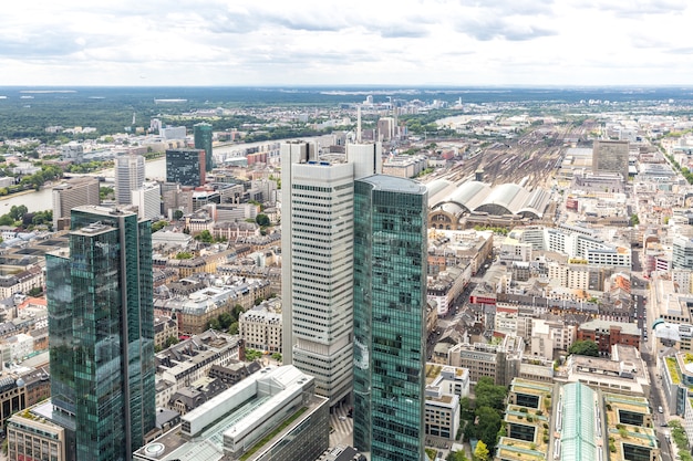 Foto antena frankfurt alemania