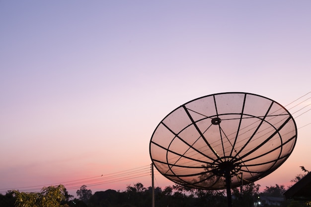 antena parabólica