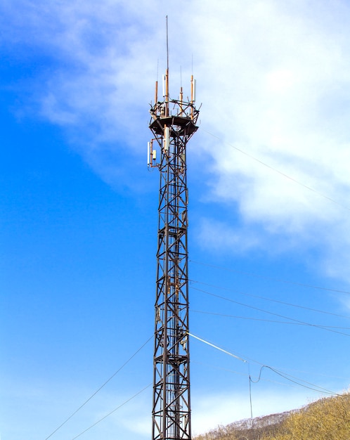 Antenne der Satellitenkommunikation