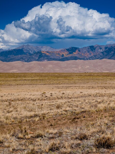 Antes del atardecer en el Parque Nacional Great Sand Dunes, Colorado.