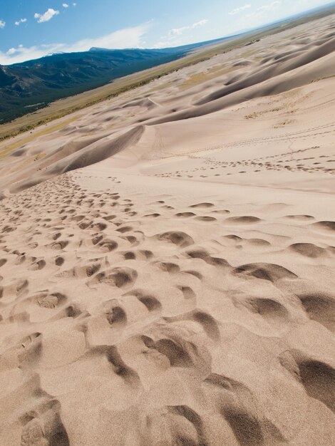 Antes del atardecer en el Parque Nacional Great Sand Dunes, Colorado.