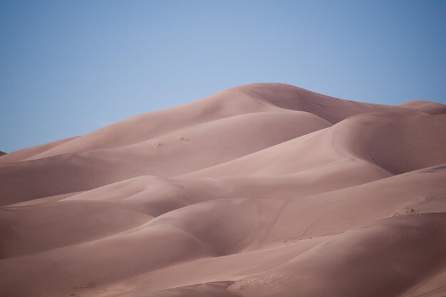 Antes do pôr do sol no Parque Nacional Great Sand Dunes, Colorado.