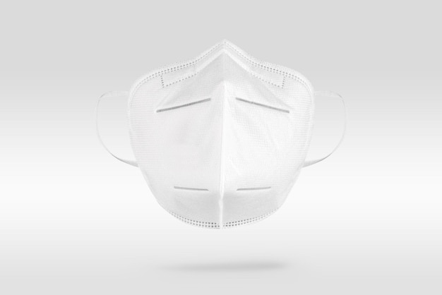 Anti-Verschmutzungs-Gesichtsmaske auf grauem Hintergrund
