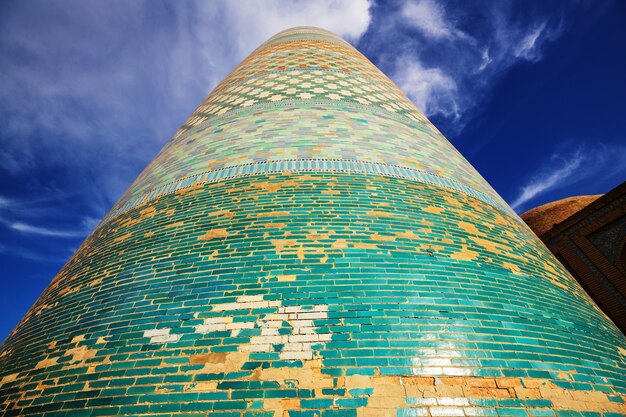 Antiga cidade de khiva, uzbequistão.