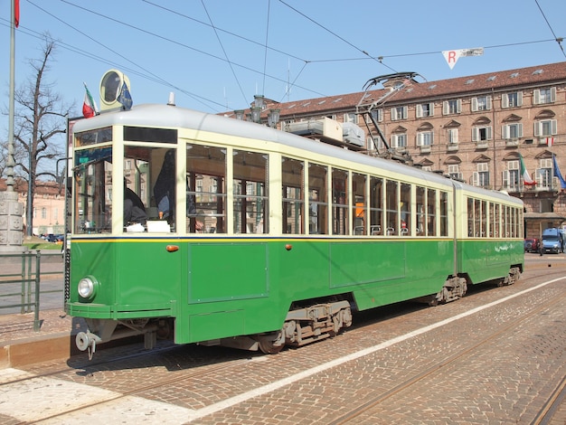 Antigo bonde em torino