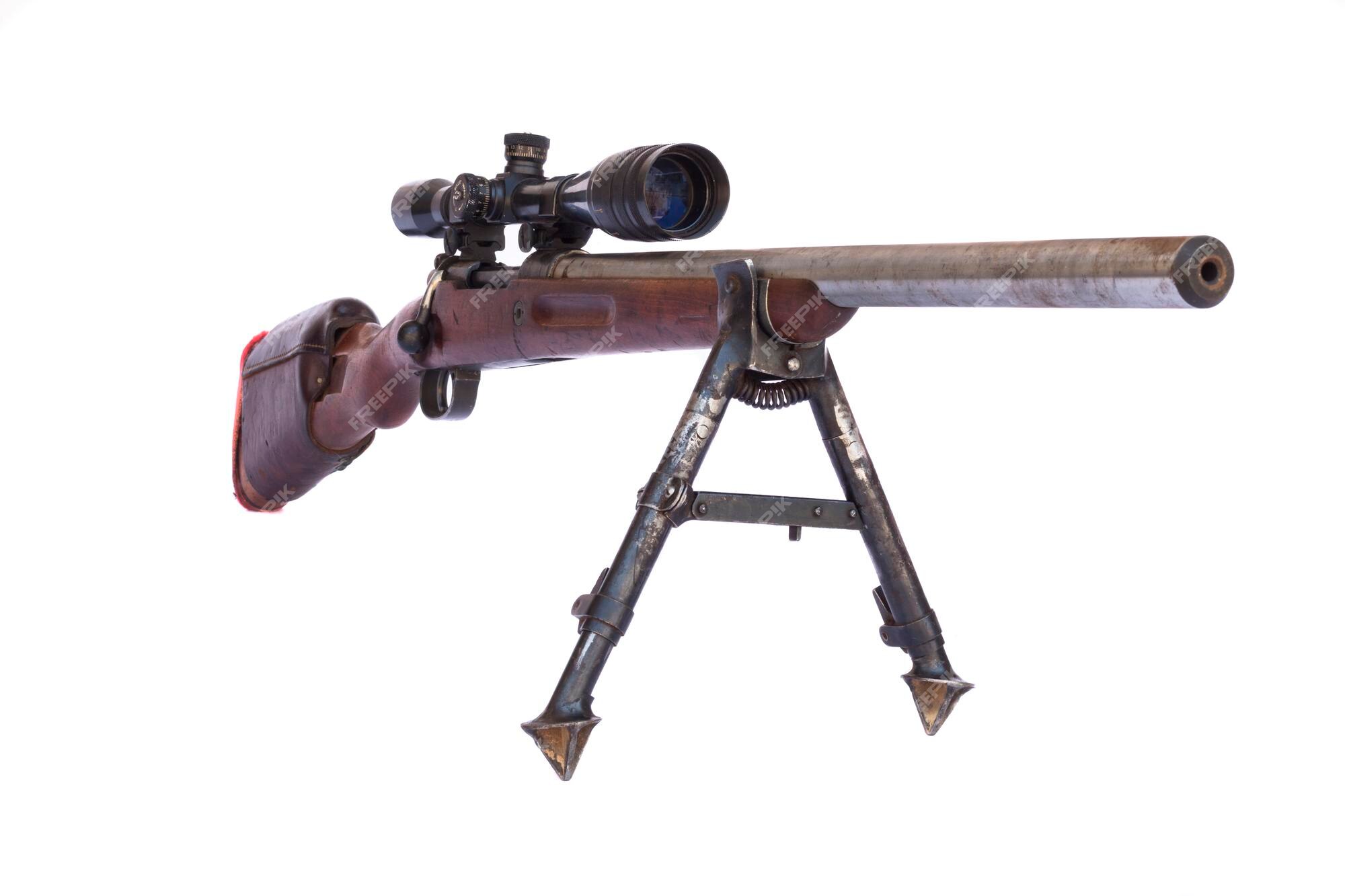 Antigo cano do rifle sniper