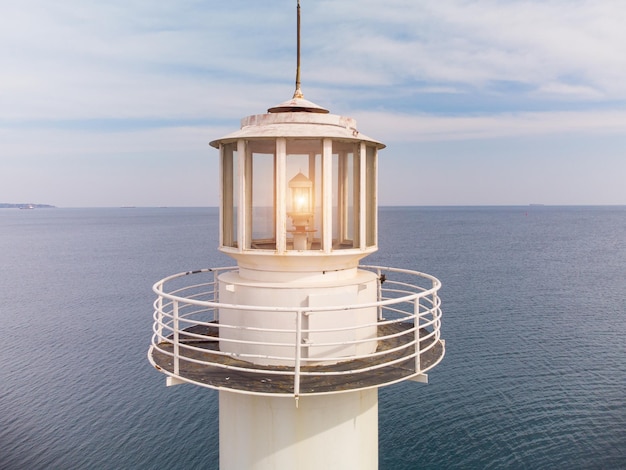 Antigo farol no Mar Negro Bulgária Varna