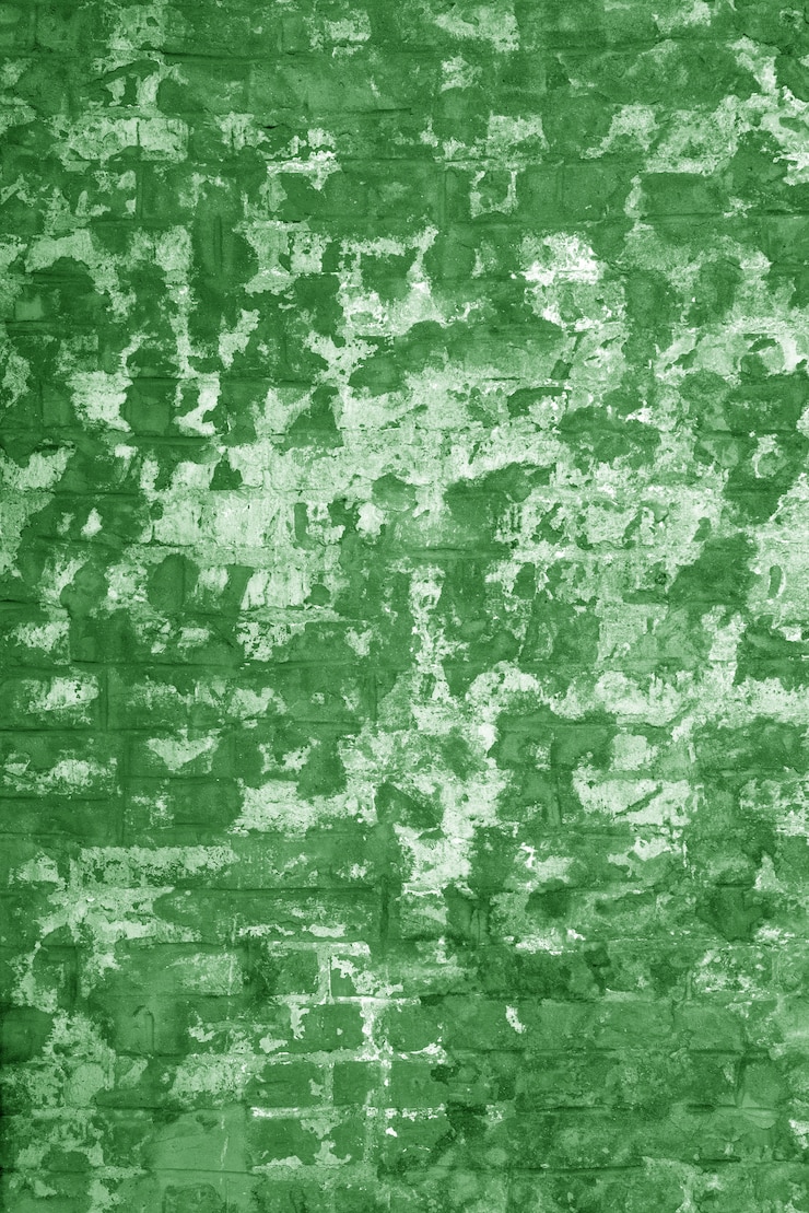 Foto antigo fundo de parede de tijolo verde