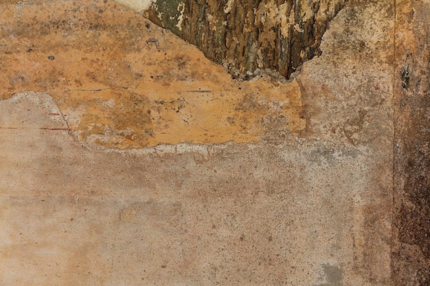 Antigo fundo de textura de parede emplastrada rachada