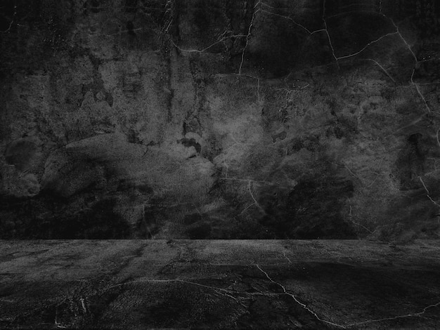 Antigo fundo preto. textura grunge papel de parede escuro. lousa quadro concreto