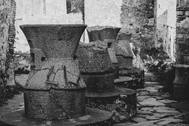 Foto antigo moinho de pedra