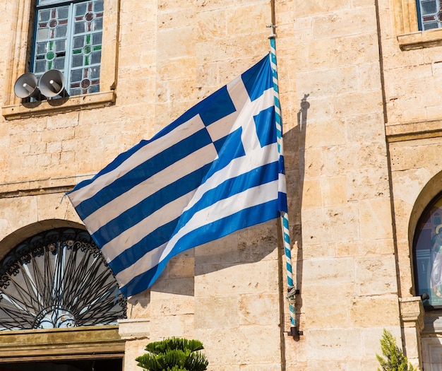 Antigo mosteiro Arkadi na Grécia Chania Creta viagem grega