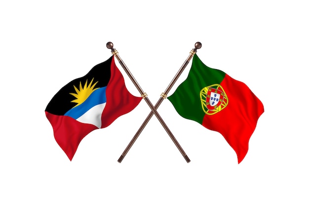 Antigua y Barbuda frente a Portugal dos países banderas antecedentes