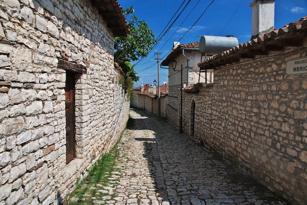 La antigua ciudad de Berat en Albania