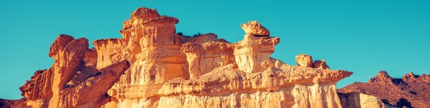 Foto la antigua ciudad de bolnuevo mazarron murcia españa bandera horizontal