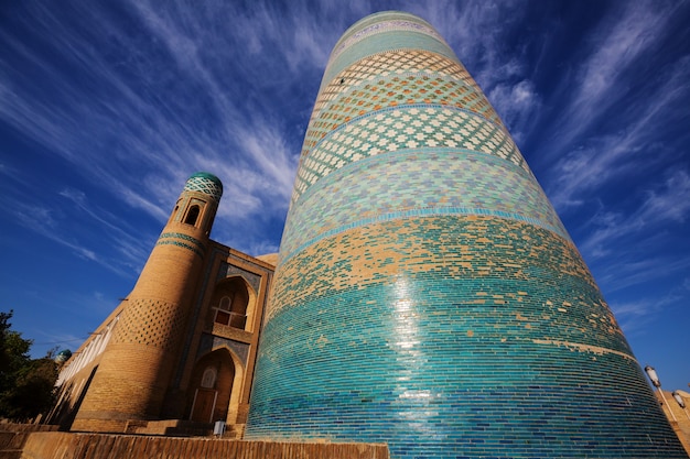 Antigua ciudad de Khiva, Uzbekistán.