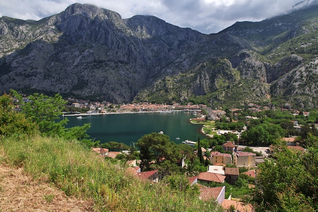 La antigua ciudad de Kotor en la costa adriática, Montenegro