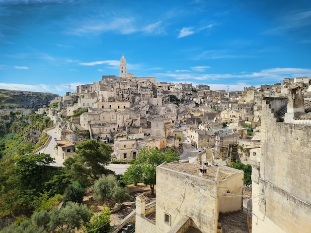 Antigua ciudad de Matera, ciudad cueva, Basilicata, Italia