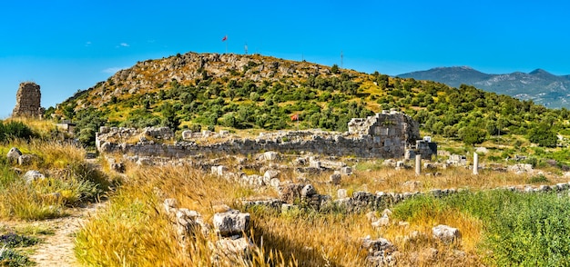 Antigua ciudad de xanthos en turquía