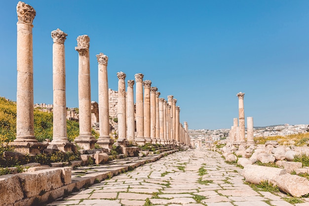 Antigua ciudadela de Amman, Jordania.