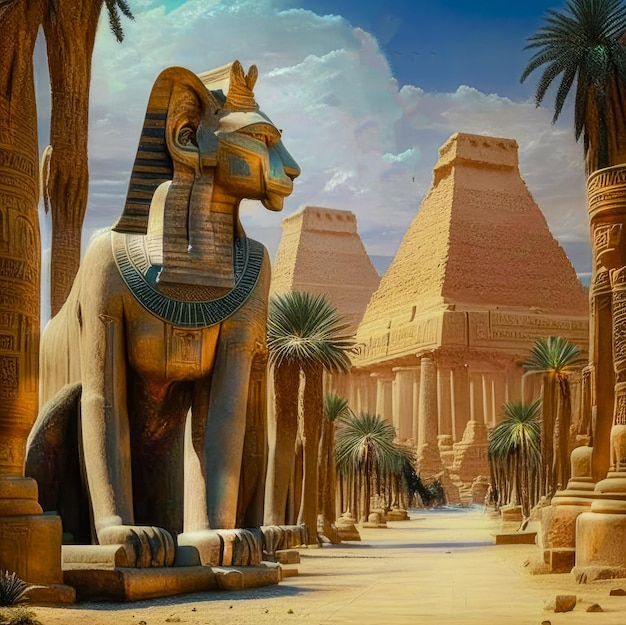 Antigua civilización de Egipto estilización de la antigua civilización egipcia