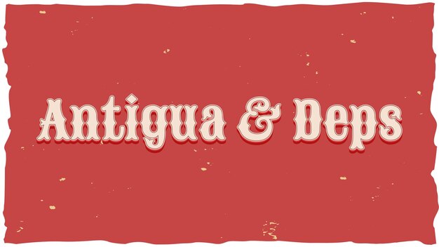 Antigua Deps Texto antigo