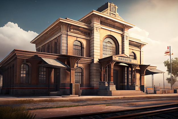 Antigua estación de tren con adiciones modernas y elegantes que incluyen líneas de alta velocidad y servicios renovados