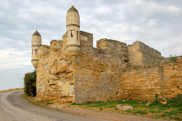 Antigua fortaleza en crimea