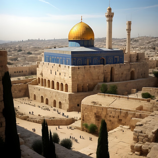 Foto la antigua jerusalén ai