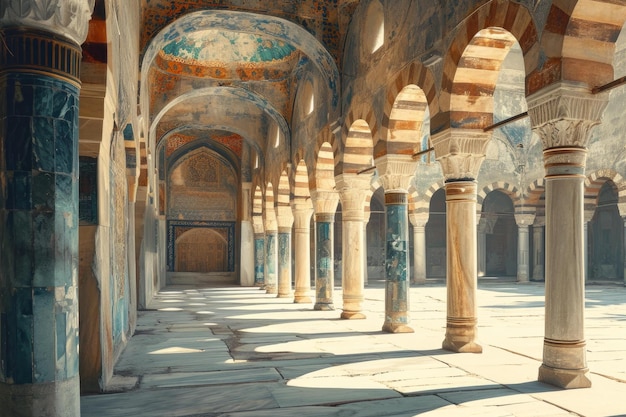 La antigua mezquita genera Ai