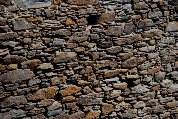 Antigua muralla de un castillo