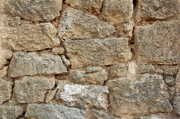 antigua muralla de ladrillo en casa de campo. Antecedentes